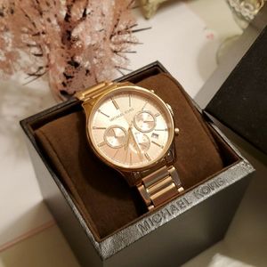 Michael Kors Bailey Chronograph Rose Gold Watch
